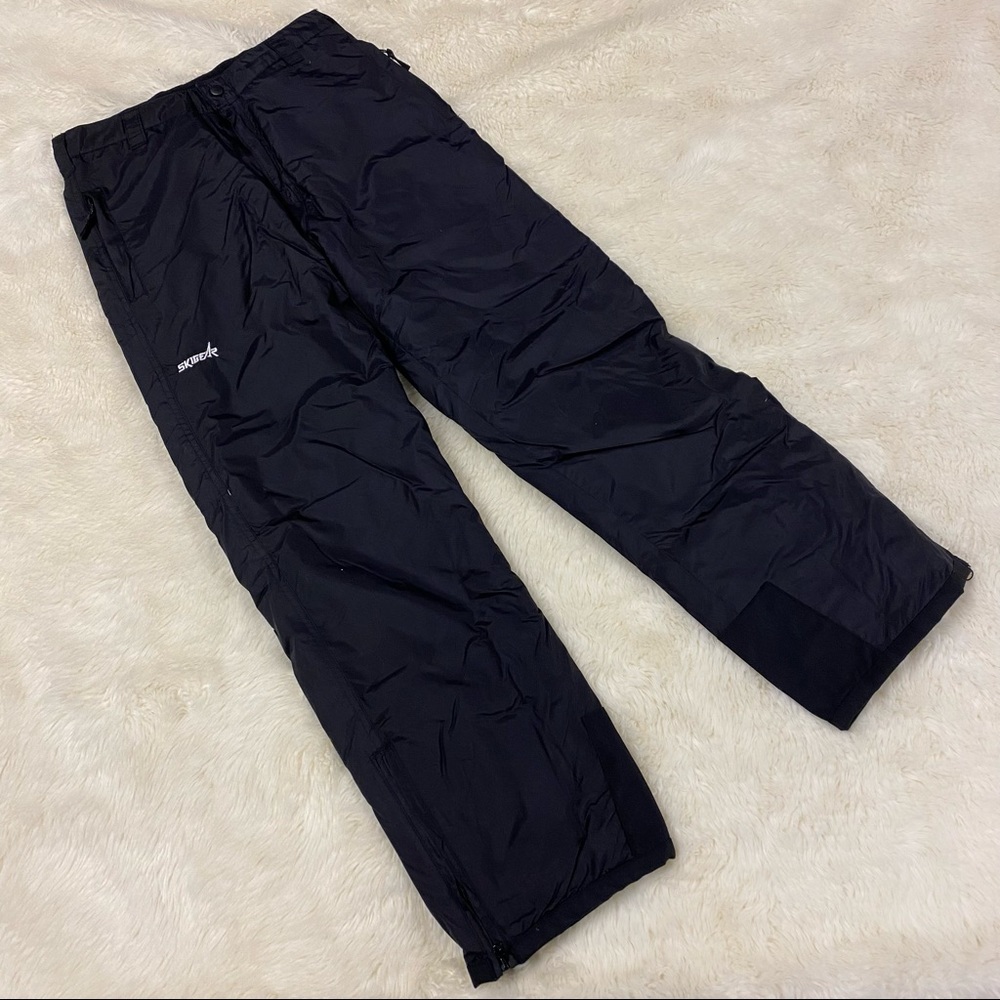 SkiGear Black Insulated Snow Pants